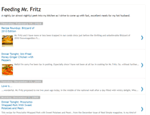 Tablet Screenshot of feedingmrfritz.blogspot.com