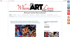 Desktop Screenshot of portraitartistsinternational.blogspot.com