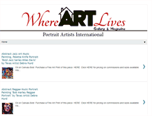 Tablet Screenshot of portraitartistsinternational.blogspot.com