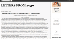 Desktop Screenshot of lettersfrom2030.blogspot.com