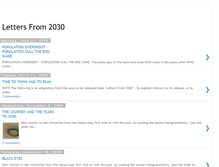Tablet Screenshot of lettersfrom2030.blogspot.com