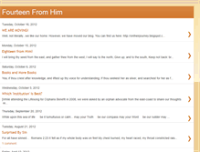 Tablet Screenshot of fourteenfromhim.blogspot.com