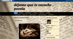 Desktop Screenshot of escuchalapoesiafaunosolitario.blogspot.com