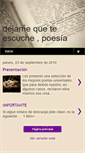 Mobile Screenshot of escuchalapoesiafaunosolitario.blogspot.com