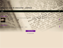 Tablet Screenshot of escuchalapoesiafaunosolitario.blogspot.com