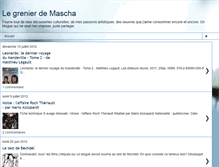 Tablet Screenshot of legrenierdemascha.blogspot.com