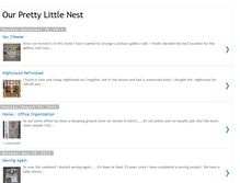 Tablet Screenshot of ourprettylittlenest.blogspot.com
