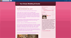 Desktop Screenshot of dreamweddingwisconsin.blogspot.com