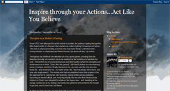Desktop Screenshot of actlikeyoubelieve.blogspot.com