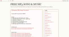 Desktop Screenshot of mp3song-music.blogspot.com