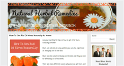 Desktop Screenshot of naturalherbalremediesathome.blogspot.com