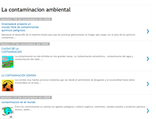 Tablet Screenshot of lacontaminacionhanbiental.blogspot.com