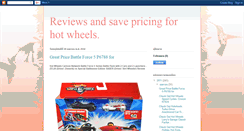 Desktop Screenshot of hot-wheels-reviews.blogspot.com