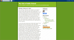 Desktop Screenshot of mylifeinpublicschool.blogspot.com