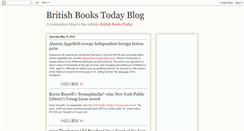 Desktop Screenshot of britishbookstoday.blogspot.com