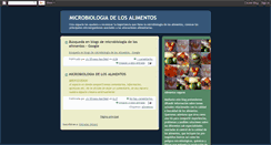 Desktop Screenshot of microbiologiaalimentos.blogspot.com