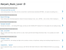 Tablet Screenshot of maryammusiclover.blogspot.com