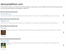 Tablet Screenshot of dannyandallison.blogspot.com