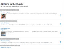 Tablet Screenshot of homeinthehuddle.blogspot.com