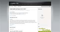 Desktop Screenshot of ahadithaday.blogspot.com