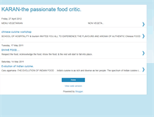 Tablet Screenshot of chefkaran.blogspot.com