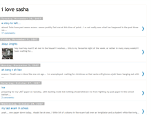 Tablet Screenshot of luvsasha.blogspot.com