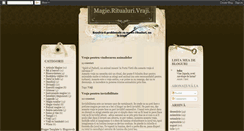 Desktop Screenshot of magie-vraji.blogspot.com