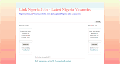 Desktop Screenshot of linknigeriajobs.blogspot.com