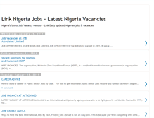 Tablet Screenshot of linknigeriajobs.blogspot.com