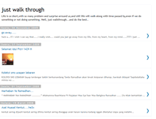 Tablet Screenshot of justwalkthrough.blogspot.com