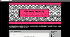 Desktop Screenshot of mivamemoirs.blogspot.com