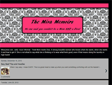 Tablet Screenshot of mivamemoirs.blogspot.com