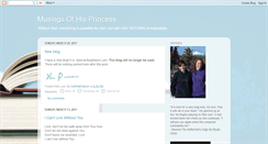 Desktop Screenshot of hisprincessmusings.blogspot.com