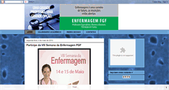 Desktop Screenshot of enfermagemfgf.blogspot.com