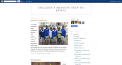 Desktop Screenshot of colleenolson.blogspot.com