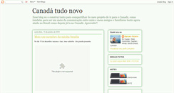 Desktop Screenshot of canadatudonovo.blogspot.com