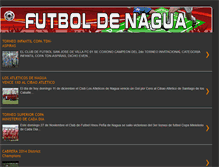 Tablet Screenshot of futboldenagua.blogspot.com