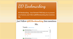 Desktop Screenshot of bdbookmarking.blogspot.com