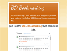 Tablet Screenshot of bdbookmarking.blogspot.com