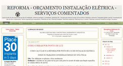 Desktop Screenshot of orcamento-instalacao-eletrica.blogspot.com