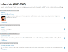 Tablet Screenshot of la-bambola.blogspot.com