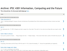 Tablet Screenshot of computinginformationandthefuture.blogspot.com