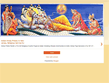 Tablet Screenshot of hindupriestnj.blogspot.com