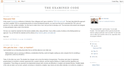 Desktop Screenshot of examinedcode.blogspot.com