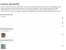 Tablet Screenshot of lorentzakvareller.blogspot.com