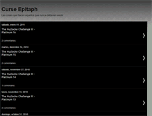 Tablet Screenshot of insane-epitaph.blogspot.com