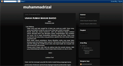 Desktop Screenshot of muhammadrizal-muhammadrizal.blogspot.com