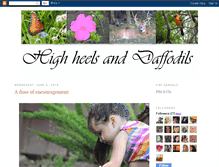 Tablet Screenshot of highheelsanddaffodils.blogspot.com