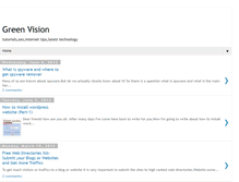 Tablet Screenshot of green2vision.blogspot.com