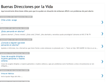 Tablet Screenshot of buenasdirecciones.blogspot.com